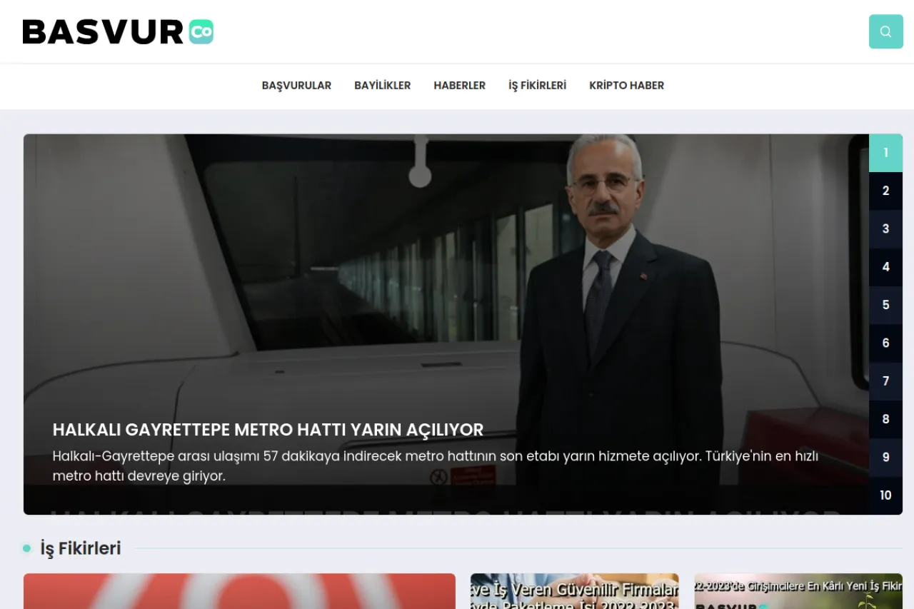 basvur.co web sitesi ekran görüntüsü - Haber - DA 38
