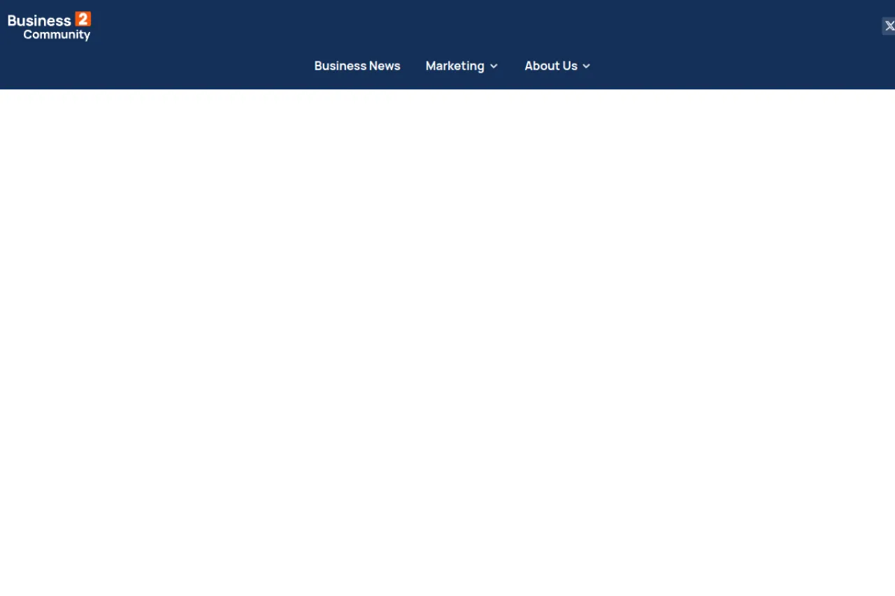 business2community.com web sitesi ekran görüntüsü - Haber - DA 89