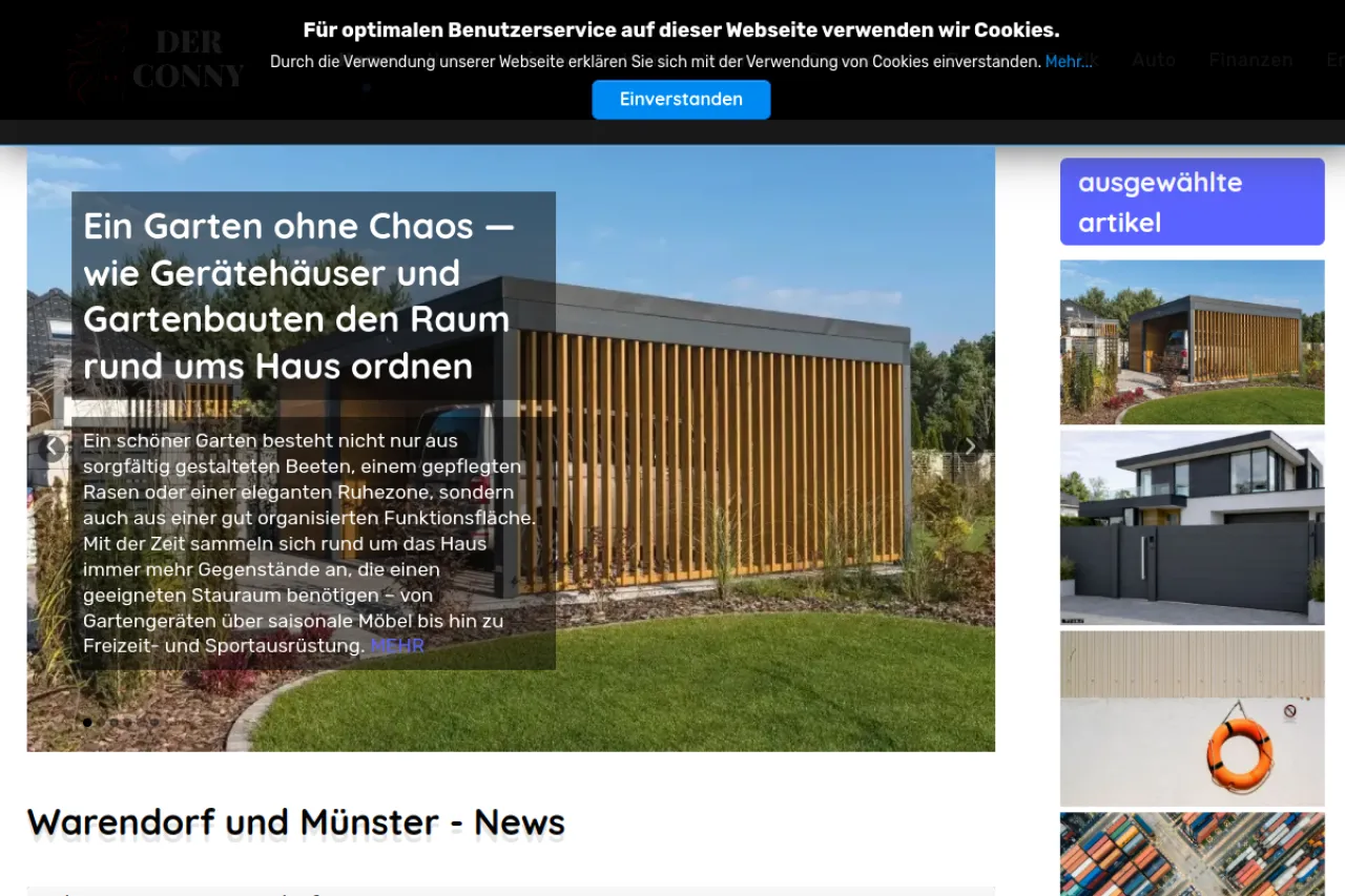 derconnyihrpony.de web sitesi ekran görüntüsü - Haber - DA 61