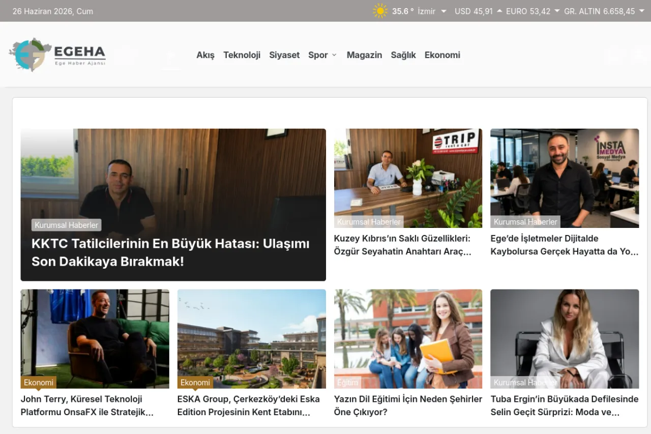 egeha.com web sitesi ekran görüntüsü - DA 1