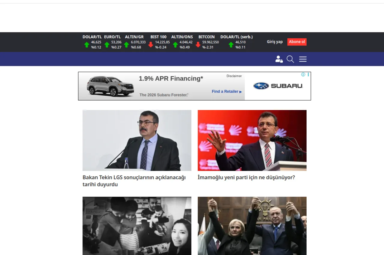 ekonomim.com web sitesi ekran görüntüsü - Ekonomi - DA 60