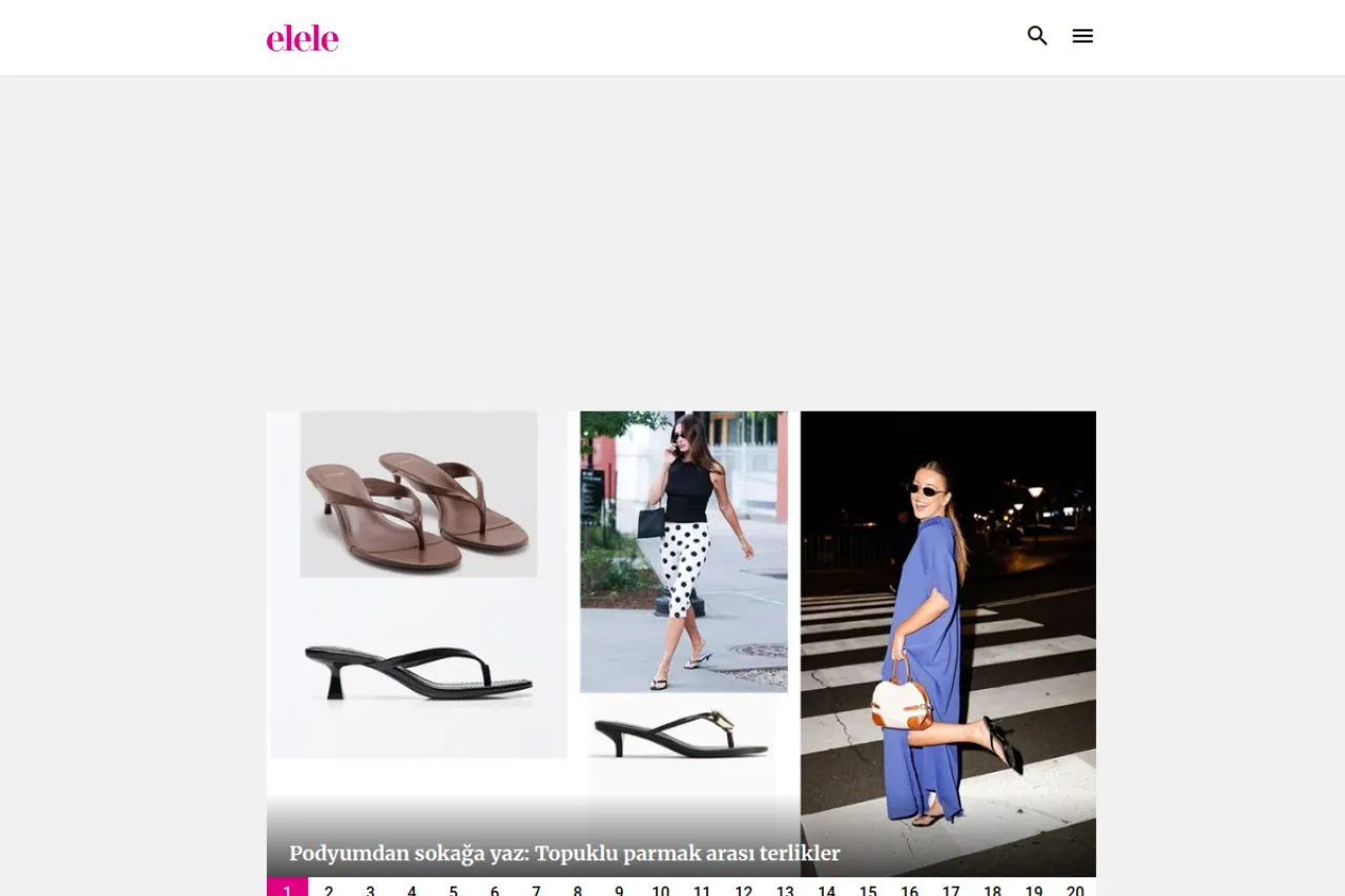 elele.com.tr web sitesi ekran görüntüsü - Haber - DA 35