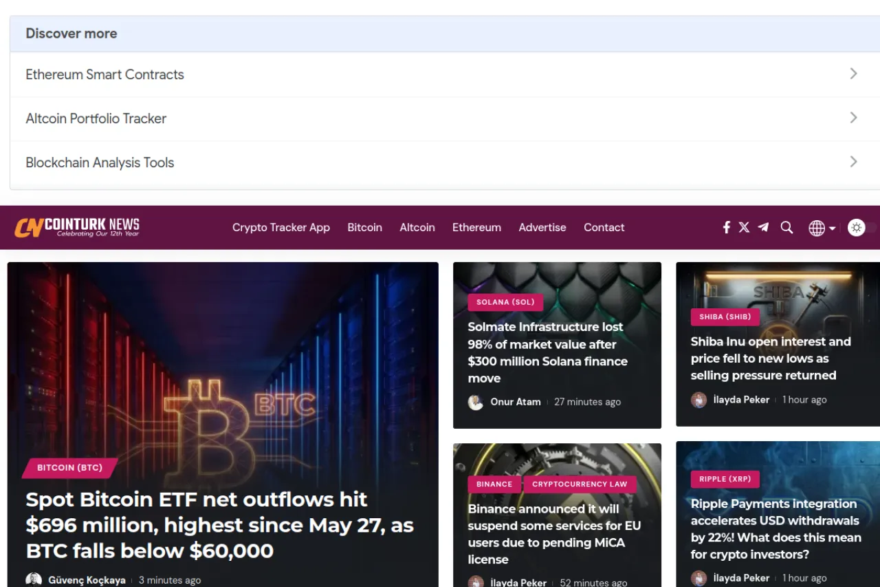 en.coin-turk.com web sitesi ekran görüntüsü - Finans - DA 39
