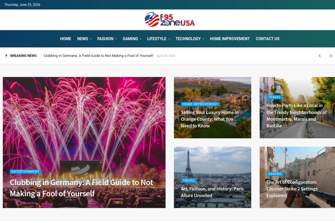 f95zoneusa.net web sitesi ekran görüntüsü - Haber - DA 55
