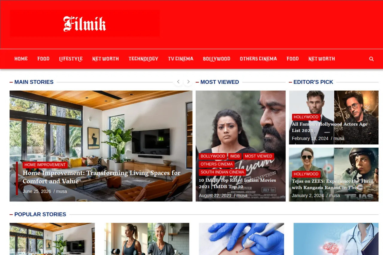 filmik.blog web sitesi ekran görüntüsü - Haber - DA 57