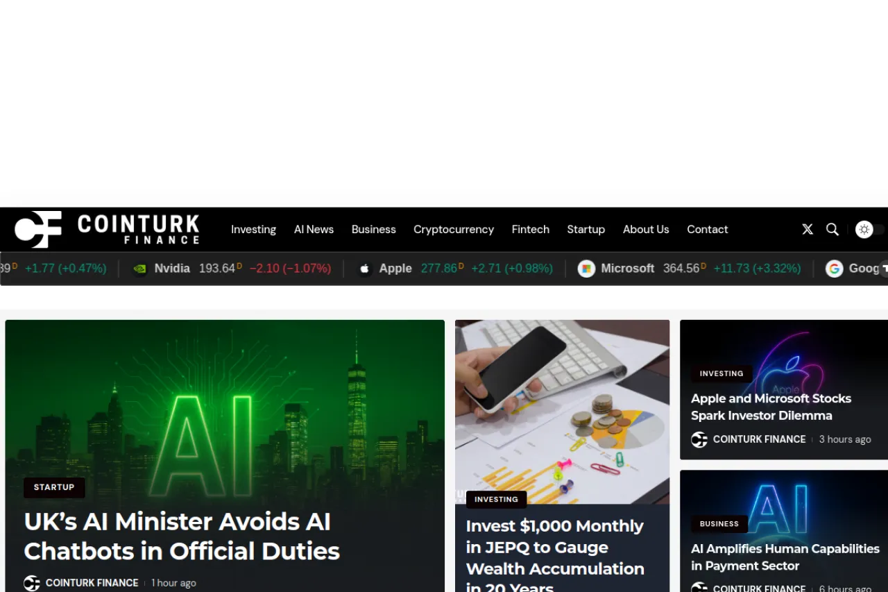finance.coin-turk.com web sitesi ekran görüntüsü - Finans - DA 39