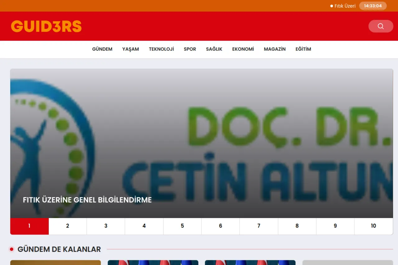 guid3rs.com web sitesi ekran görüntüsü - Haber - DA 54