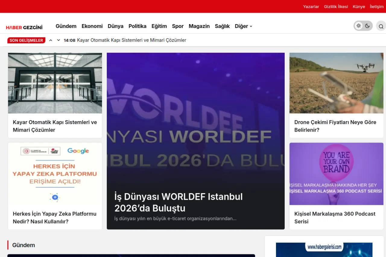habergezgini.com web sitesi ekran görüntüsü - Haber - DA 56