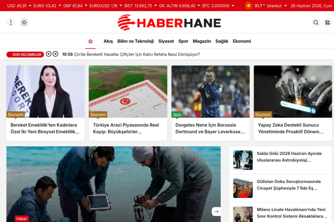 haberhane.com web sitesi ekran görüntüsü - Haber - DA 10