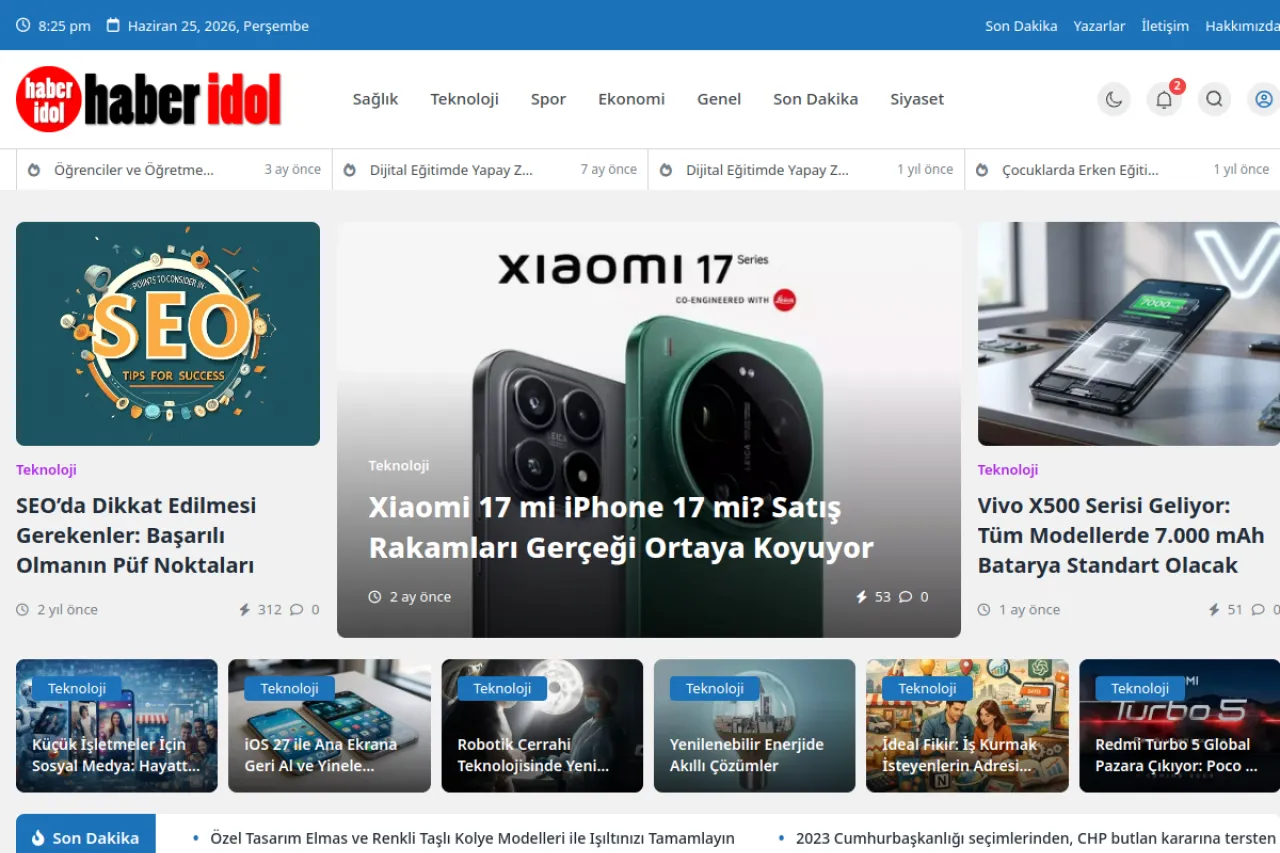 haberidol.com web sitesi ekran görüntüsü - Haber - DA 39