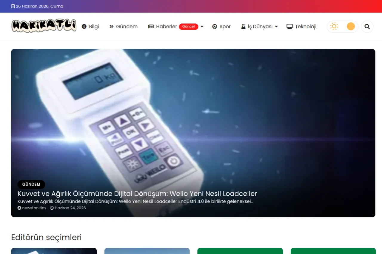 hakikatli.com web sitesi ekran görüntüsü - Haber - DA 55