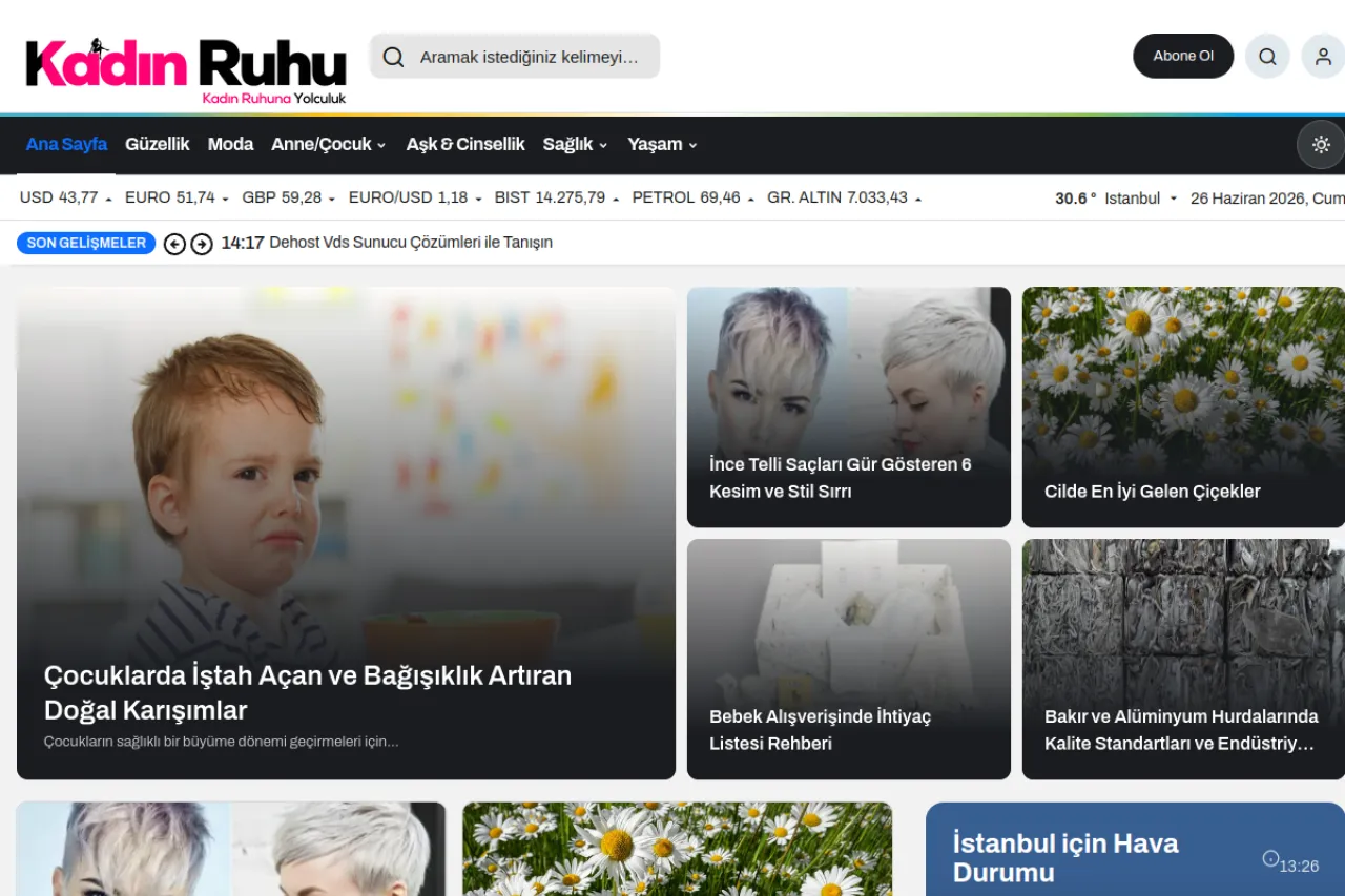 kadinruhu.com web sitesi ekran görüntüsü - Yaşam - DA 56