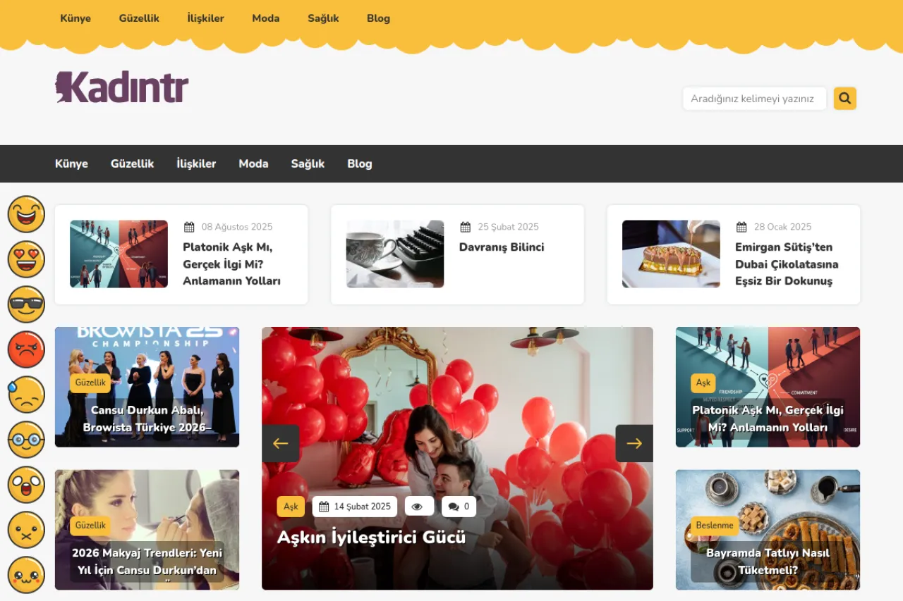 kadintr.com web sitesi ekran görüntüsü - Yaşam - DA 54