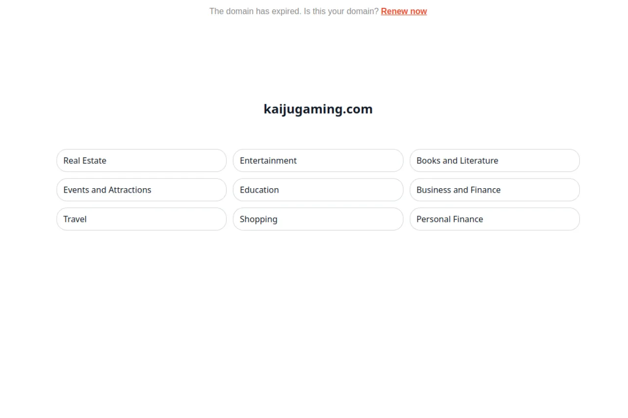 kaijugaming.com web sitesi ekran görüntüsü - Haber - DA 67