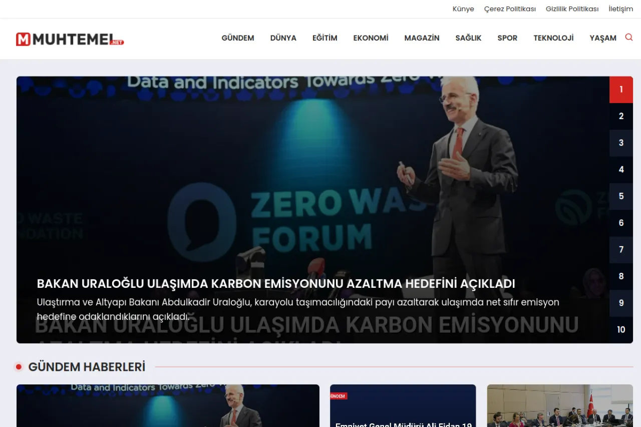 muhtemel.net web sitesi ekran görüntüsü - Haber - DA 25