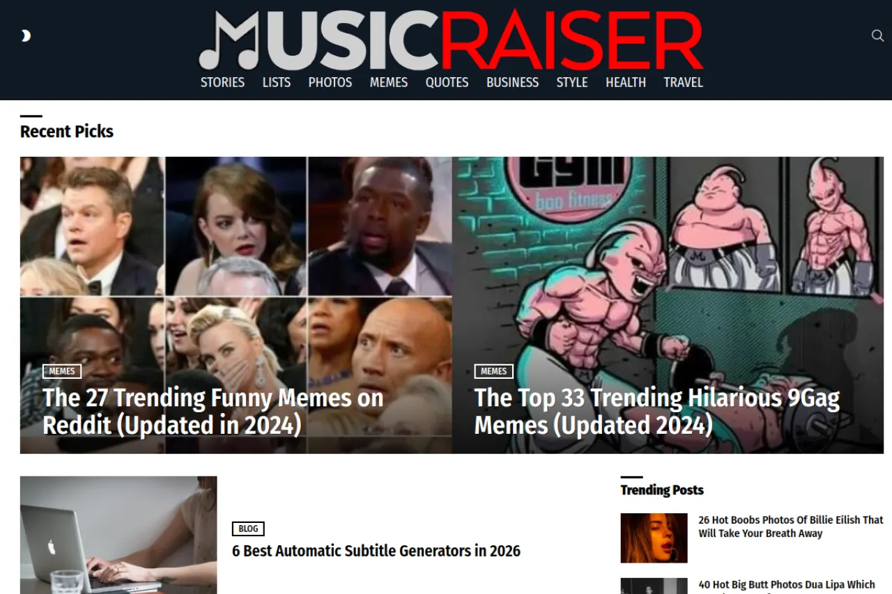 musicraiser.com web sitesi ekran görüntüsü - Haber - DA 71