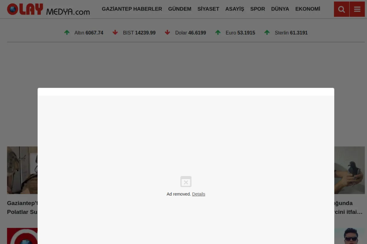 olaymedya.com web sitesi ekran görüntüsü - Haber - DA 59