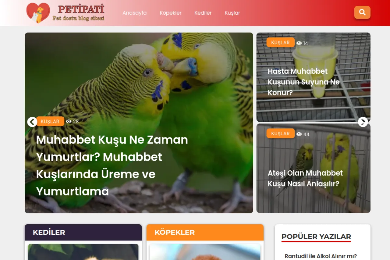 petipati.net web sitesi ekran görüntüsü - Sağlık - DA 56