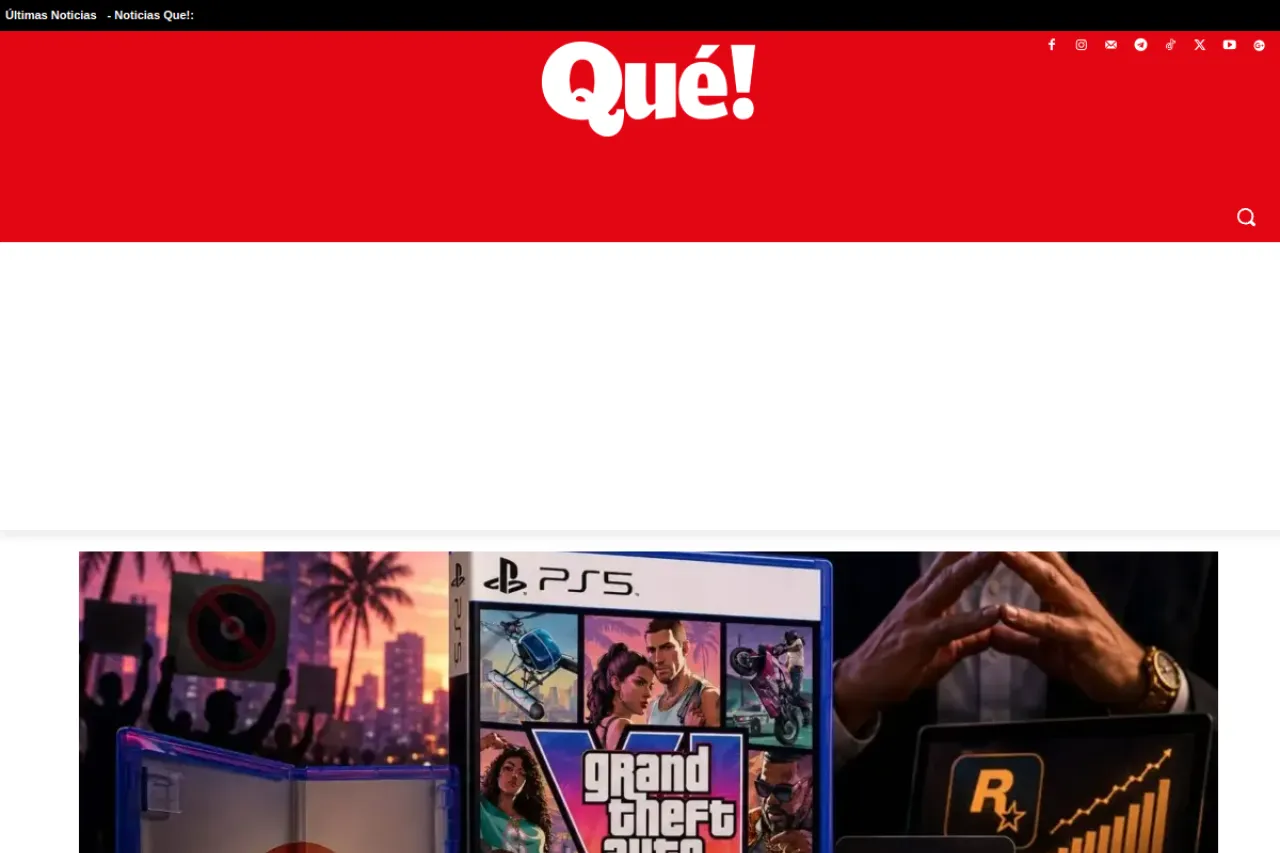 que.es web sitesi ekran görüntüsü - Haber - DA 84