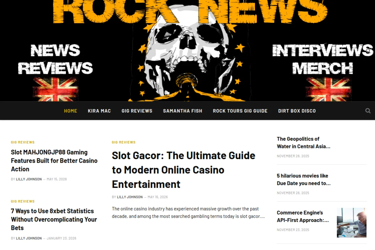 rockbandnews.com web sitesi ekran görüntüsü - Haber - DA 42