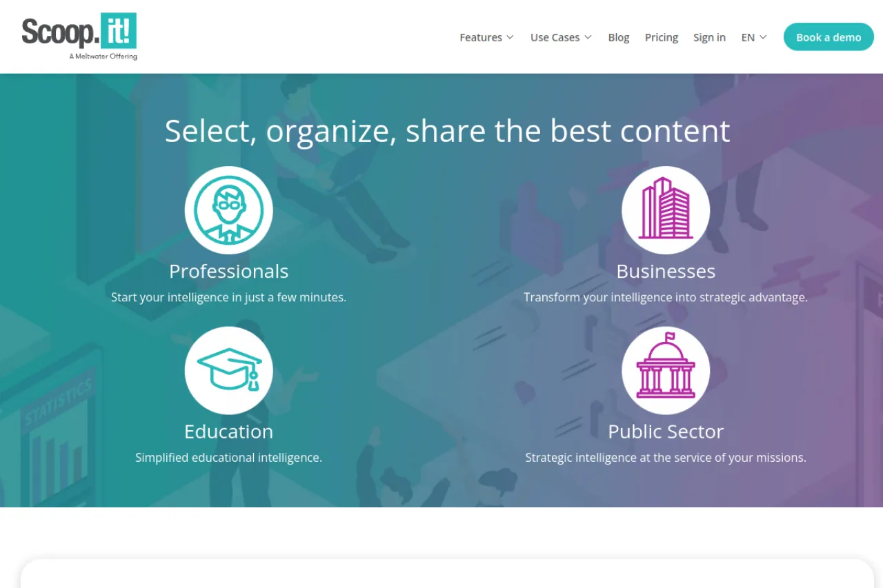 scoop.it web sitesi ekran görüntüsü - Haber - DA 92
