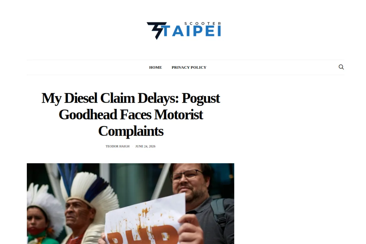 taipeiscooter.com web sitesi ekran görüntüsü - Haber - DA 54