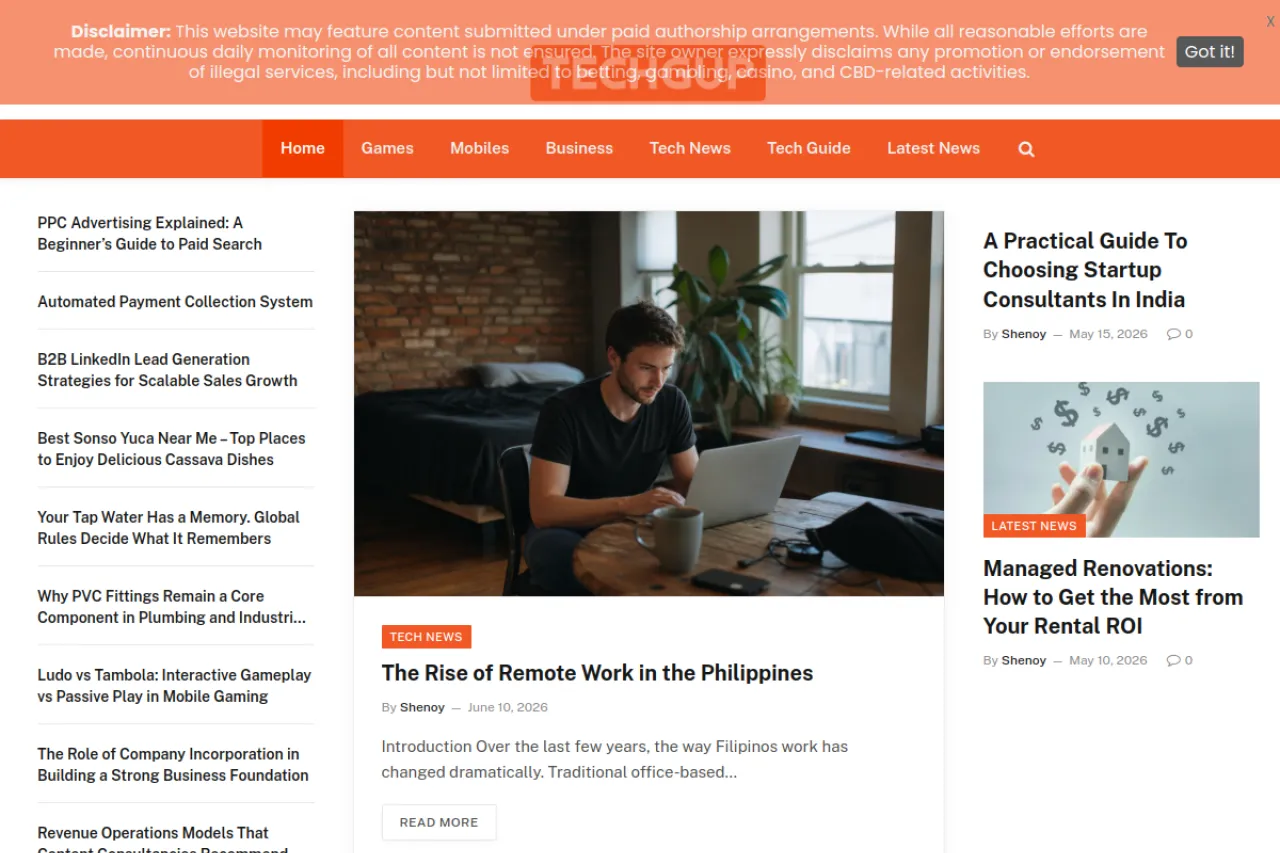 techgup.org web sitesi ekran görüntüsü - Teknoloji - DA 36