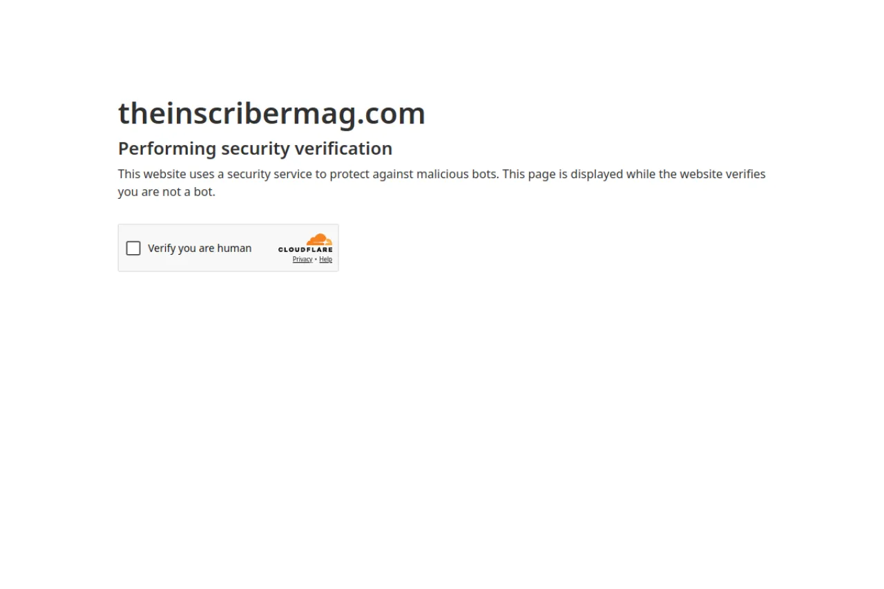 theinscribermag.com web sitesi ekran görüntüsü - Haber - DA 55