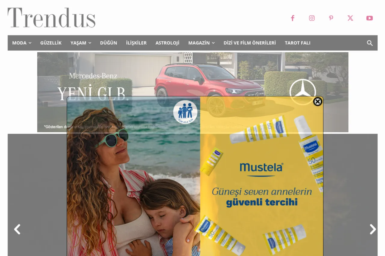 trendus.com web sitesi ekran görüntüsü - Yaşam - DA 34
