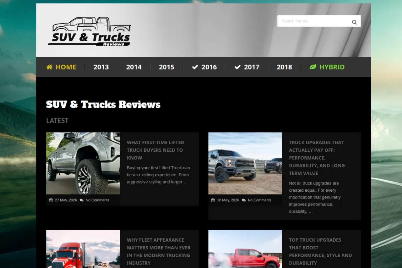 truckszilla.com web sitesi ekran görüntüsü - Haber - DA 72
