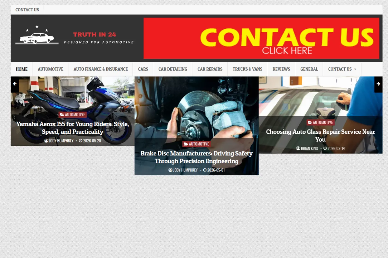truthin24.com web sitesi ekran görüntüsü - Haber - DA 58