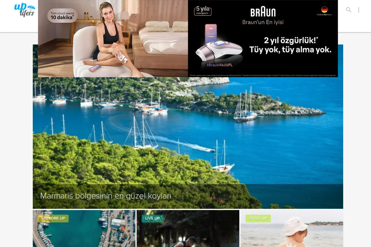 uplifers.com web sitesi ekran görüntüsü - Yaşam - DA 35