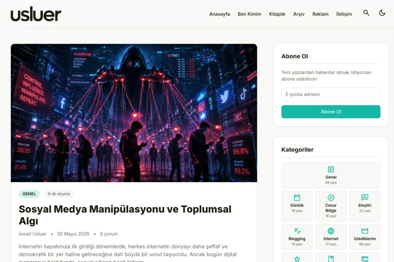 usluer.net web sitesi ekran görüntüsü - Haber - DA 56