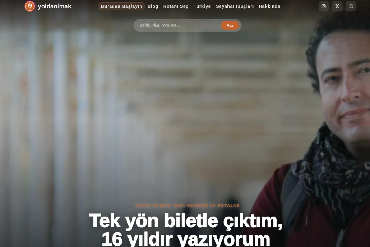 yoldaolmak.com web sitesi ekran görüntüsü - Haber - DA 33